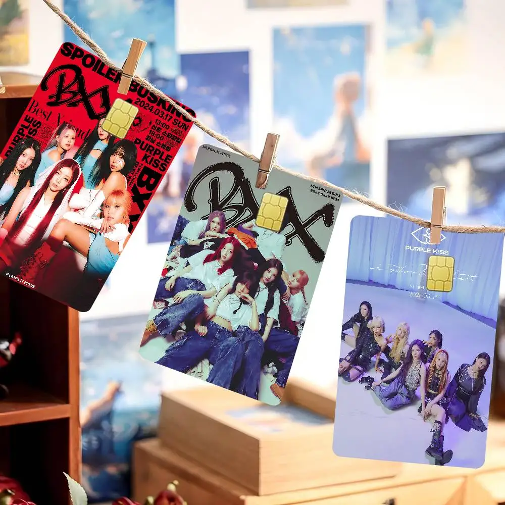 الكلاسيكية الشهيرة Kpop P-PURPLE K!SS 100% رائجة البيع أمين الائتمان الخصم البنك بطاقة حافلة بطاقة فيلم الجلد ملصق #2
