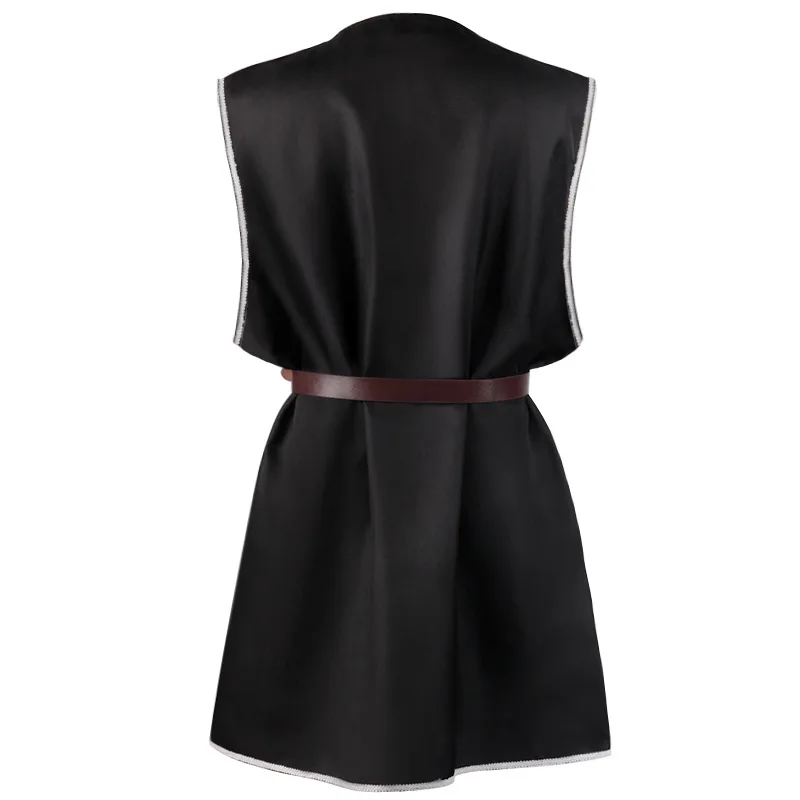 Nuevo Top largo Medieval para hombre, disfraz de actuación con escote en V pequeño de Halloween, producción china, lanzamiento de verano 2025