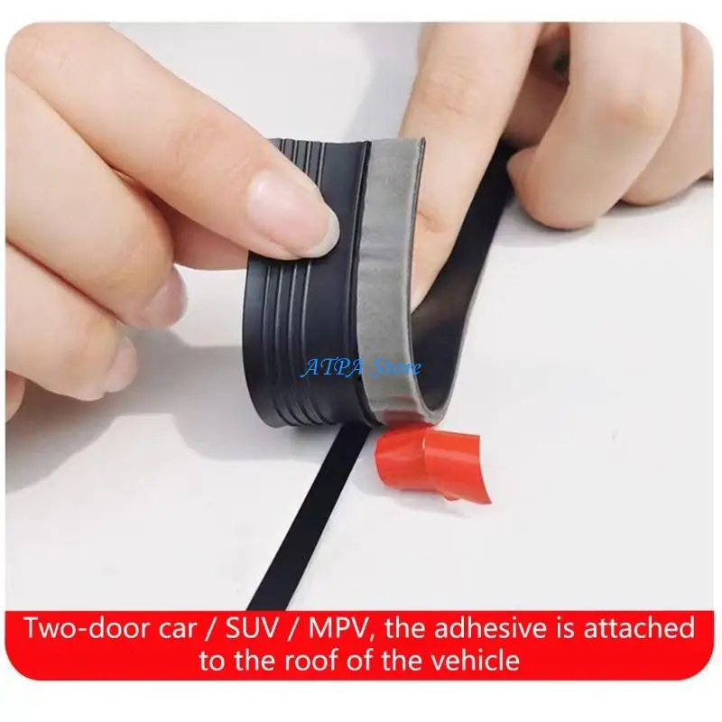 

U13C Universal Elastic Car Rear Trunk Gaps Seal Rubber Strips For Enhanced