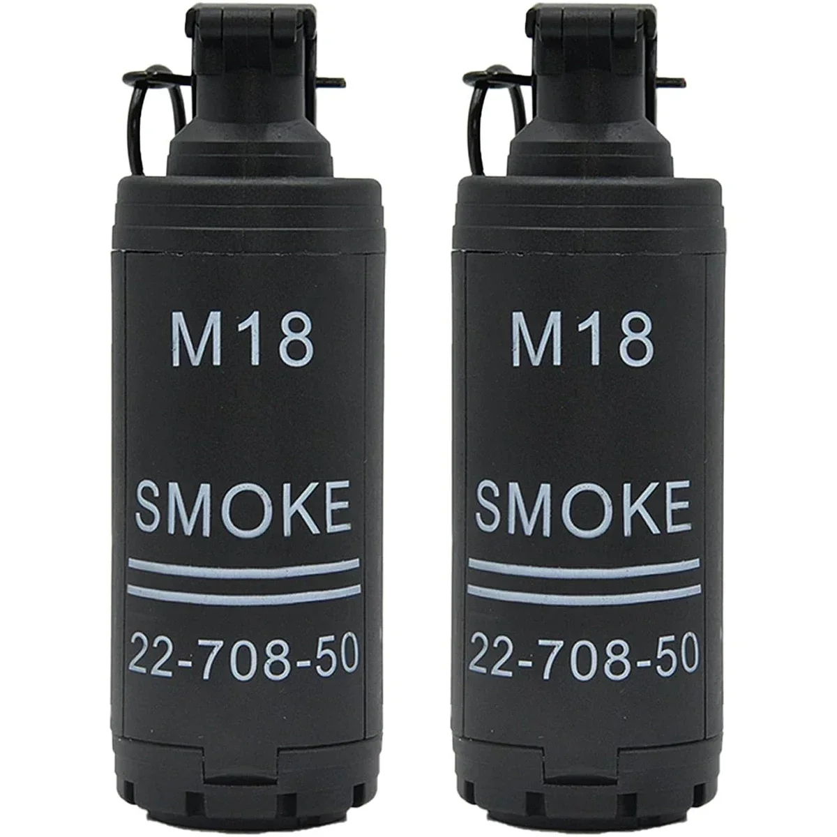 1/2Pcs M18 Toy-Hand Grenade, Tactical Smoke Grenade Model Plastic Toy-Grenade Outdoor Grenade Model.