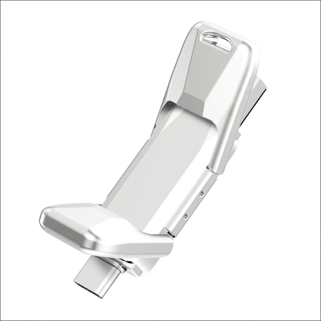 SSD high-speed USB stick, multi-function mobile phone USB stick, large capacity, metal solid state