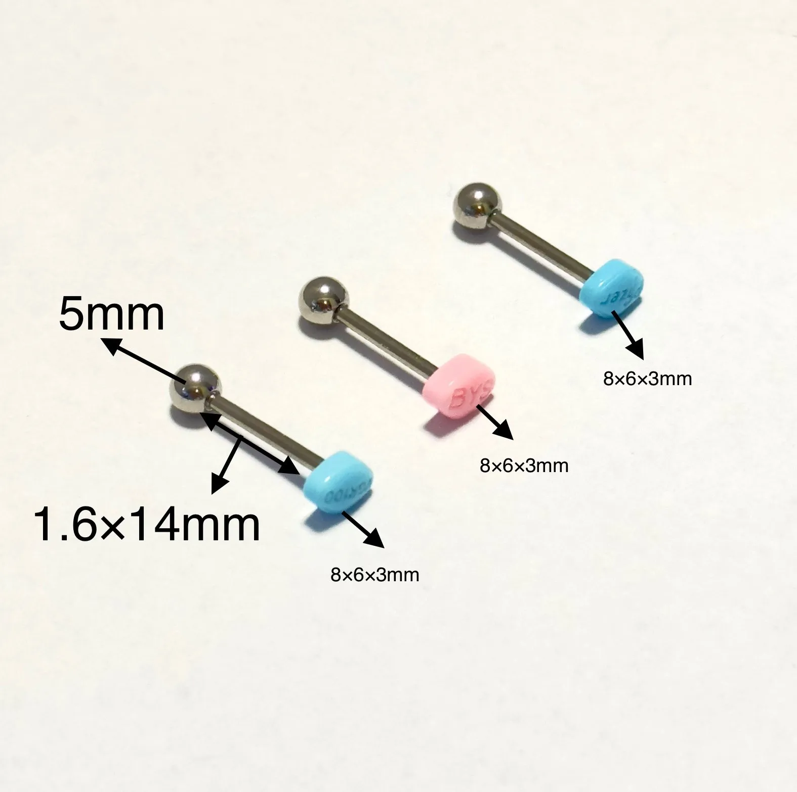 HUANZHI اللون رسالة حبة اللسان التيلة Y2K الإبداعية شخصية ثقب المجوهرات مثير الشرير البضائع للنساء زوجين