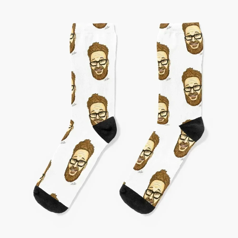 

Seth Rogen Socks hiphop Run golf sports and leisure Man Socks Women's