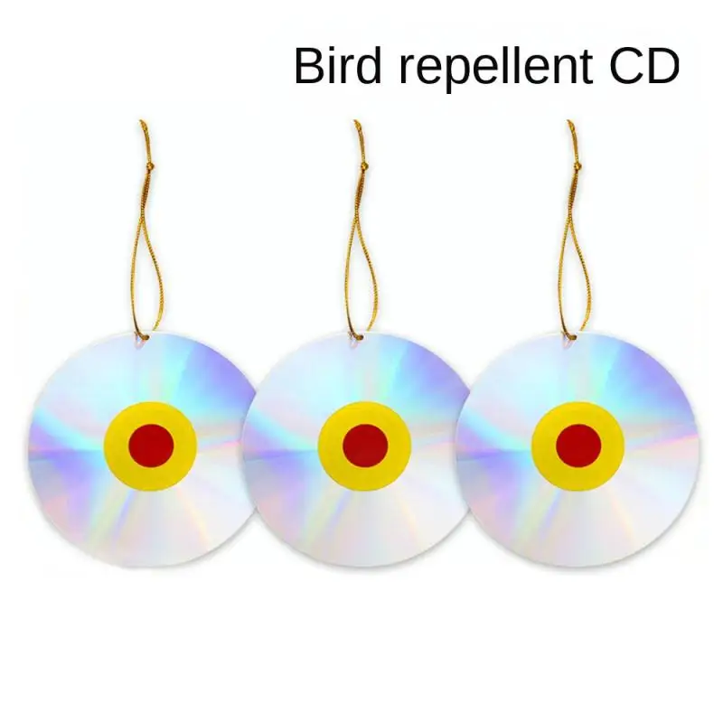 

Bird Scarer Creative Double-sided Laser Hanging Reflective Balcony Pigeons Woodpecker Garden Supplies Bird Repellent Useful