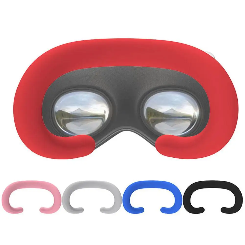 For Apple Vision Pro Silicone Eye Masks VR Helmet Protective Cover Shockproof Screen Protective Case For Apple Vision Pro 2024