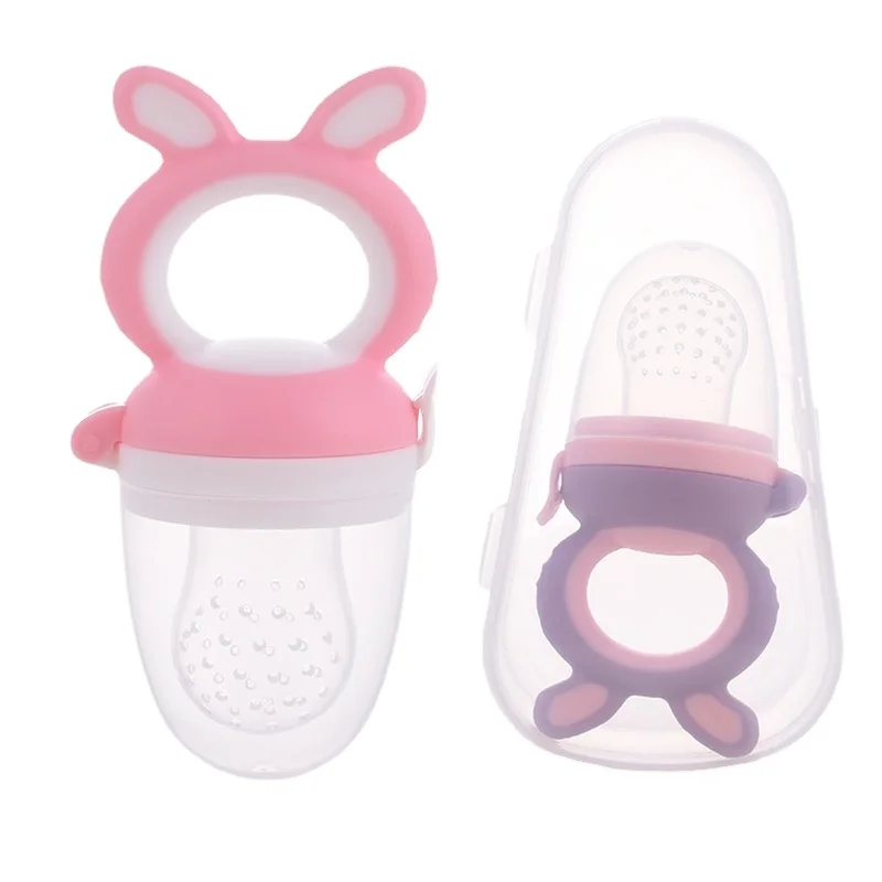 Baby Nipple Fresh Food Nibbler Baby Pacifiers Feeder Kids Fruit Feeder Feeding Nipples Baby Supplies Nipple Teat Pacifier Bottle