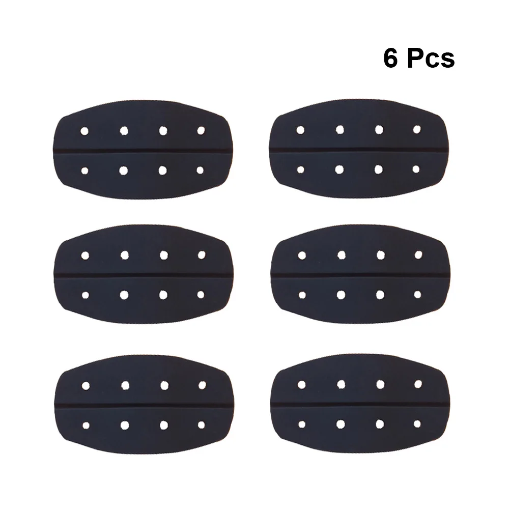 

6pcs Adhesive Pads Women Invisible Non-Slip Silicone Enhancer Stretchy Reusable Breathable Shoulder Strap Gasket Smooth Shoulder