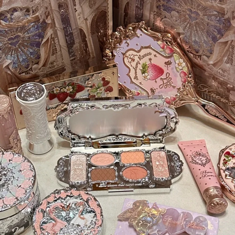 

Flower Knows Swan Ballet Series 6Color Eyeshadow Matte Fine Shimmer Pearl Glitter Face Palette Eye Makeup