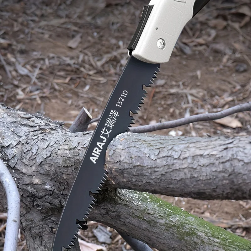 AIRAJ Folding Saw Woodworking Folding hacksaw Multifunction Cutting Wood Sharp Camping Garden Prunch Saw Tree Chopper Knife Hand