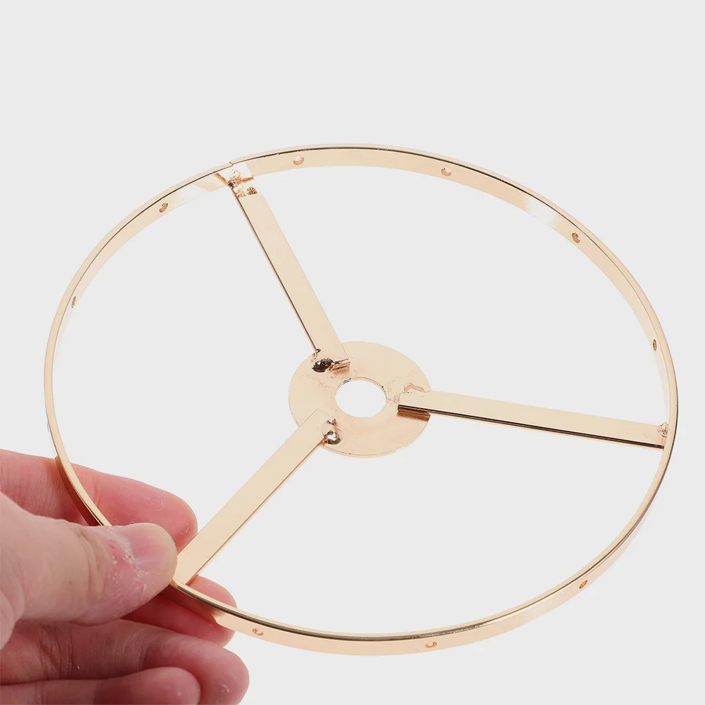 

2Pcs DIY Lampshade Frame Iron Rings Wire Holder for Vintage Table Lamp Shade Replacement Wire Lamp Shade Frame