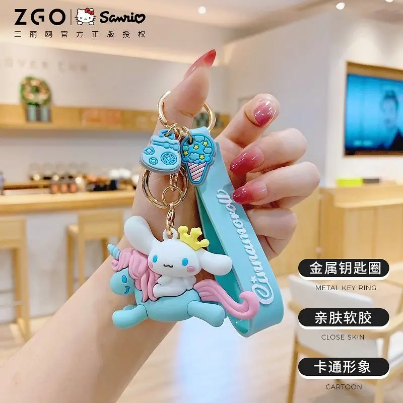 

Hot Sale Sanrio New Year Cartoon HelloKitty, Healing Cute Design Cinnamoroll, Women Backpack Car Decor Pendant Ornament Keychain