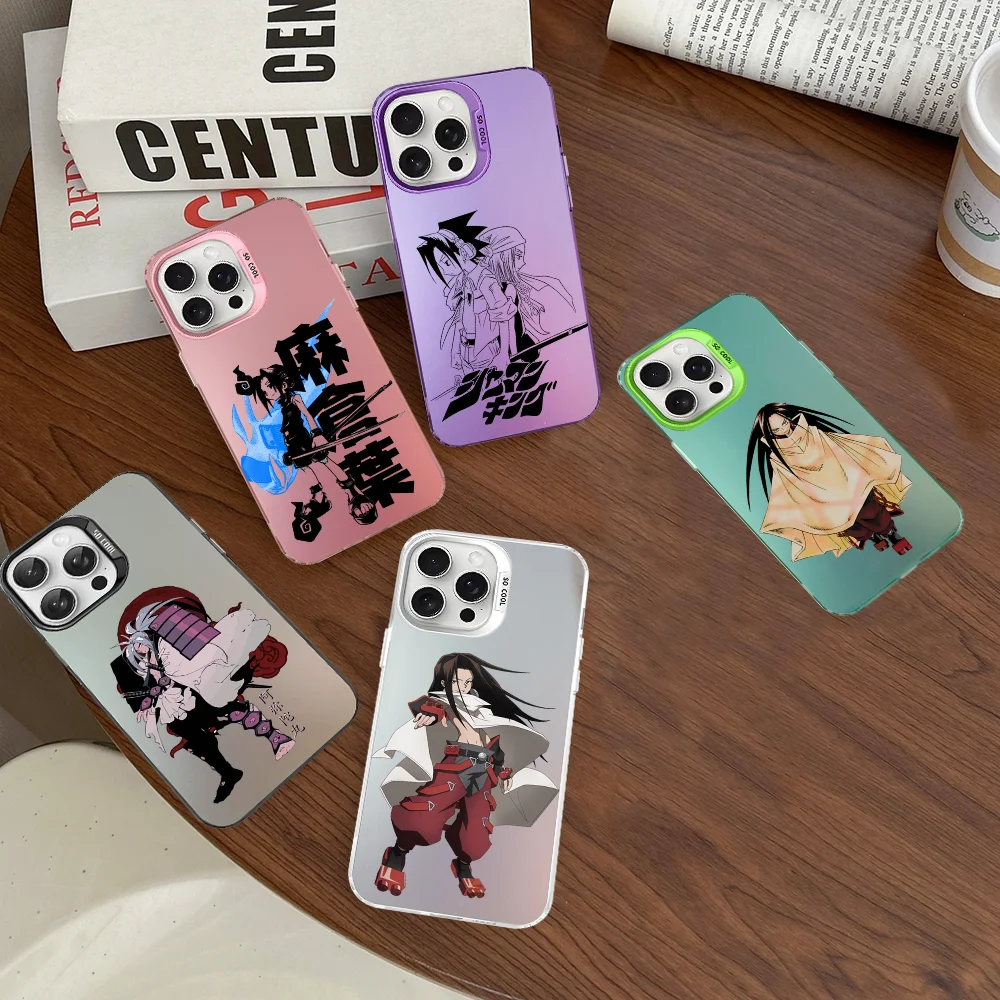 Shaman King Phone Case For IPhone 16 15 14 13 12 11 Pro Max X XR XSMAX 8 7 Plus Matte Shockproof Back Cover