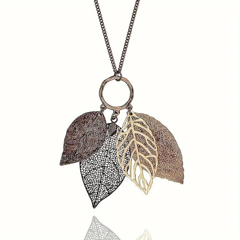 Popular European and American Ethnic Style Long Chain Sweater, Vintage Fashion Trend, Versatile Drawstring Accessory Necklace