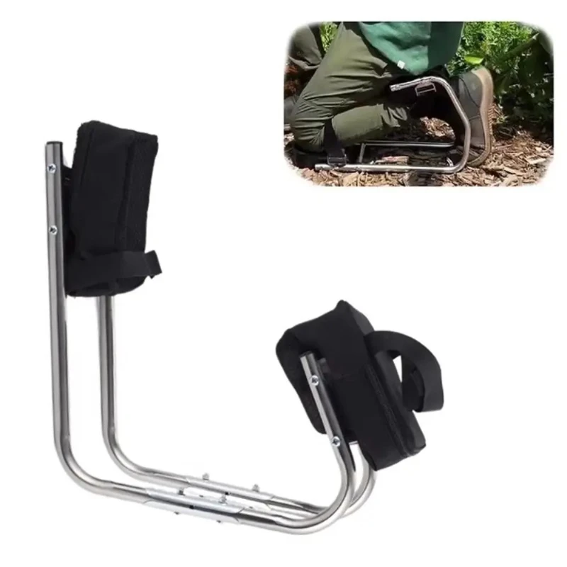 labor-saving and wearable, adjustable garden knee seat Durable stainless steel garden knee pad, garden knee seat protector
