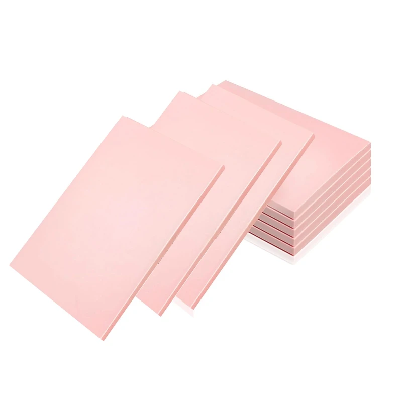 

8 PCS 4X6inch Rubber Carving Blocks Linoleum Block Stamp Making Kit Pink For Printmaking, Stamp Soft Rubber Crafts, Soft