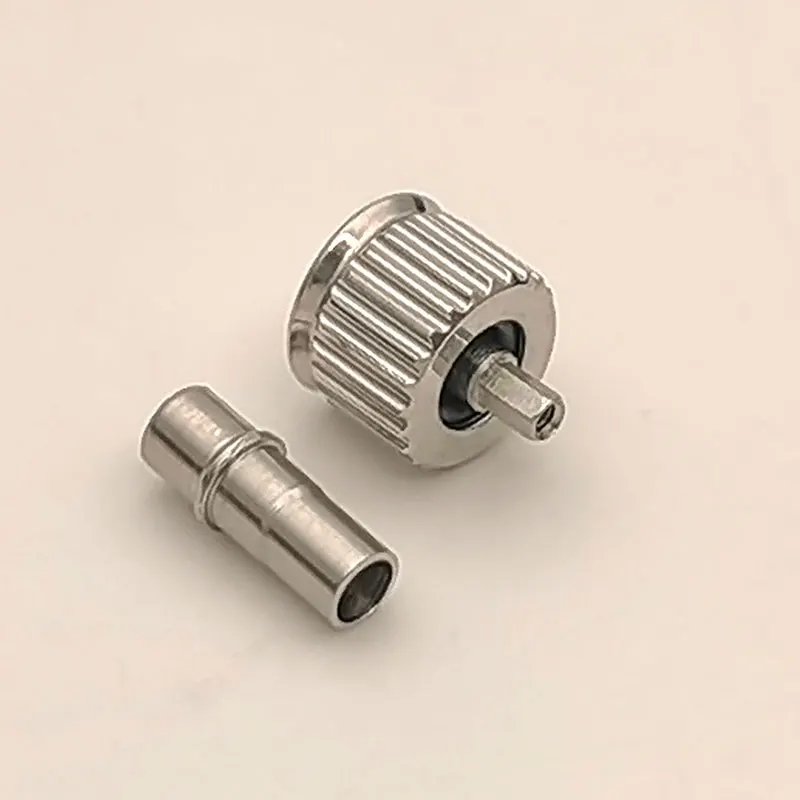 Stainless Steel Watch Crown For Lingin Conquest Hydroconquest L3.781.4 Watches, High Quality Watch Parts view 4