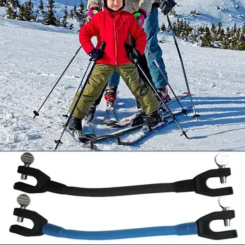 Conector de punta de esquí para principiantes, invierno, niños, adultos, adiestramiento al aire libre, ejercicio, deporte, snowboard, accesorios, 4 colores