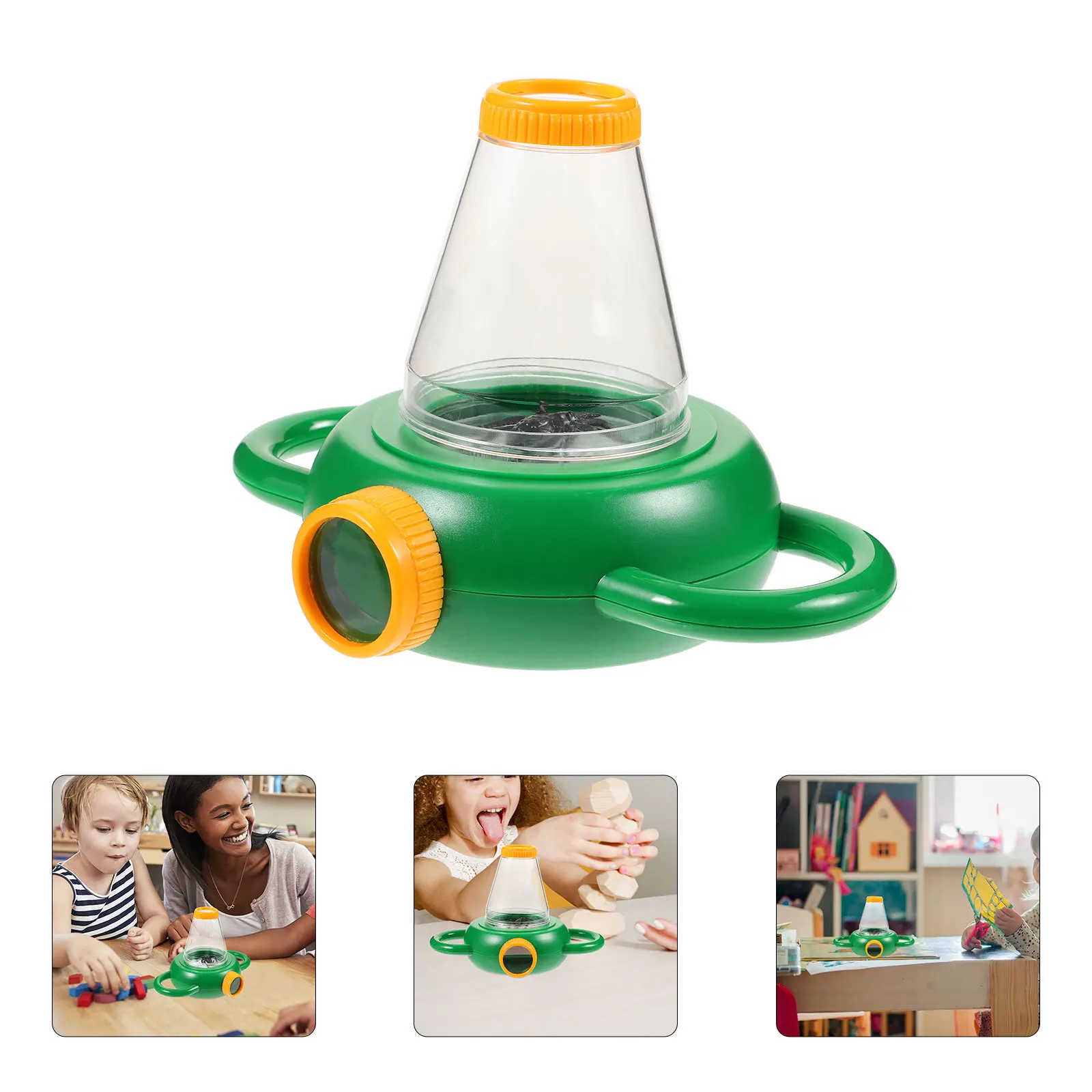 2pcs Insect Observation Box For Kids Plastic Magnifier Viewer With Magnifying Glass Educational Science Explorer Exploration Kit