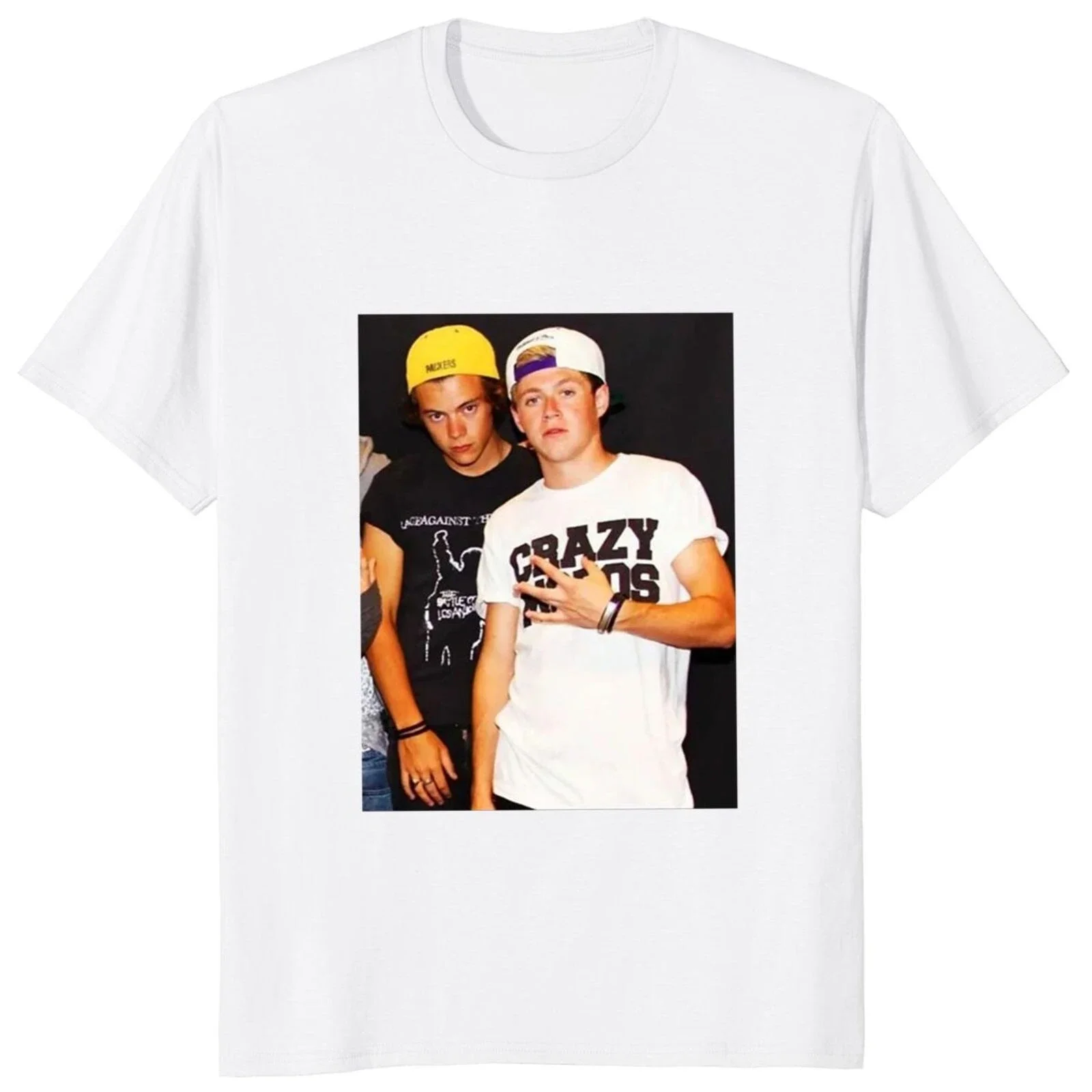 Unisex Funny T-Shirt Harry And Niall Frat Boy my body my choice graphic t shirts EU Size 100% Cotton Frat Narry T Shirt summer