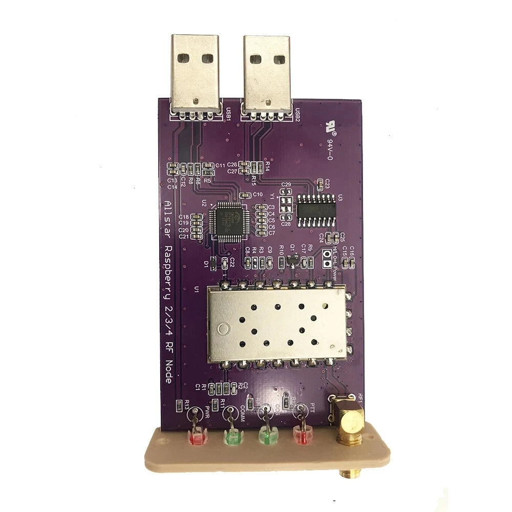 jumbospot New SR110U SA818 SHARI Raspberry Pi hosted Allstar node UHF 1000MW With Case hotspot