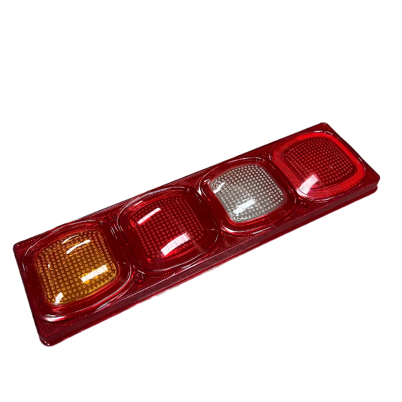 For SHACMAN X3000 X5000 Rear Tail Lamp Cover Plastic Shell Red Transparent Shell Truck Parts