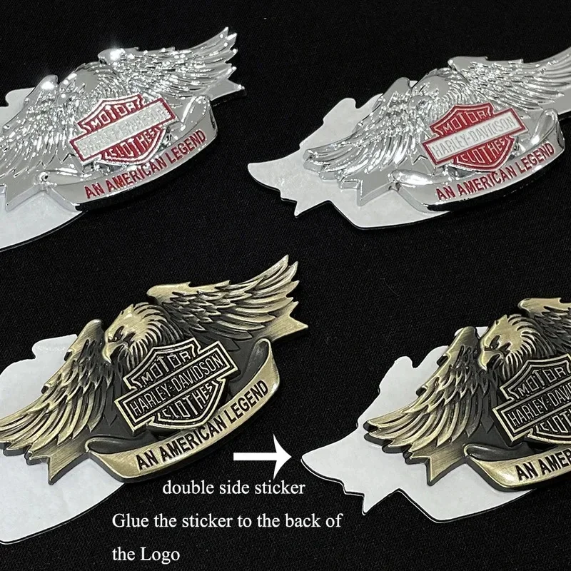 3D Stickers for Harley Motorcycle Moto Auto Body Fuel Tank Emblem Badge Decals Accessories view 2