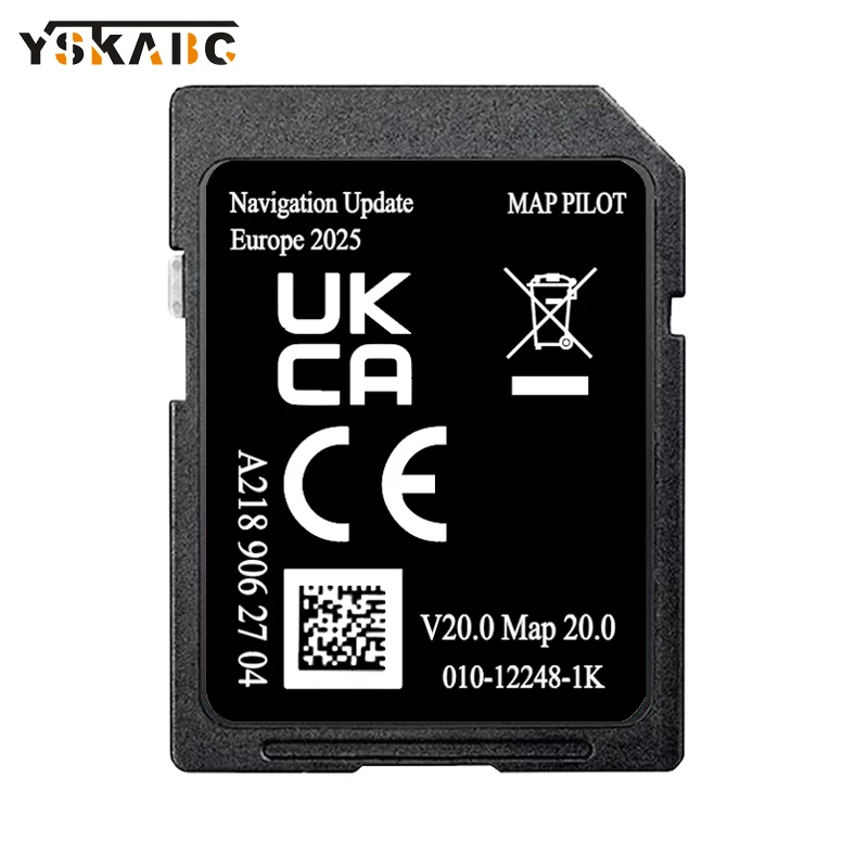 

A218 Map V20 Full Version 2025 Navigation for Mercedes Garmin A B C CLA CLS E GLS Car SD Card Europe Poland Spain Maps