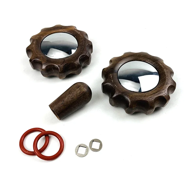 Suitable for EXPOBAR Aibao E61/MKF E61 Semi-Automatic Coffee Machine Walnut Modification Kit Knob Pull Rod