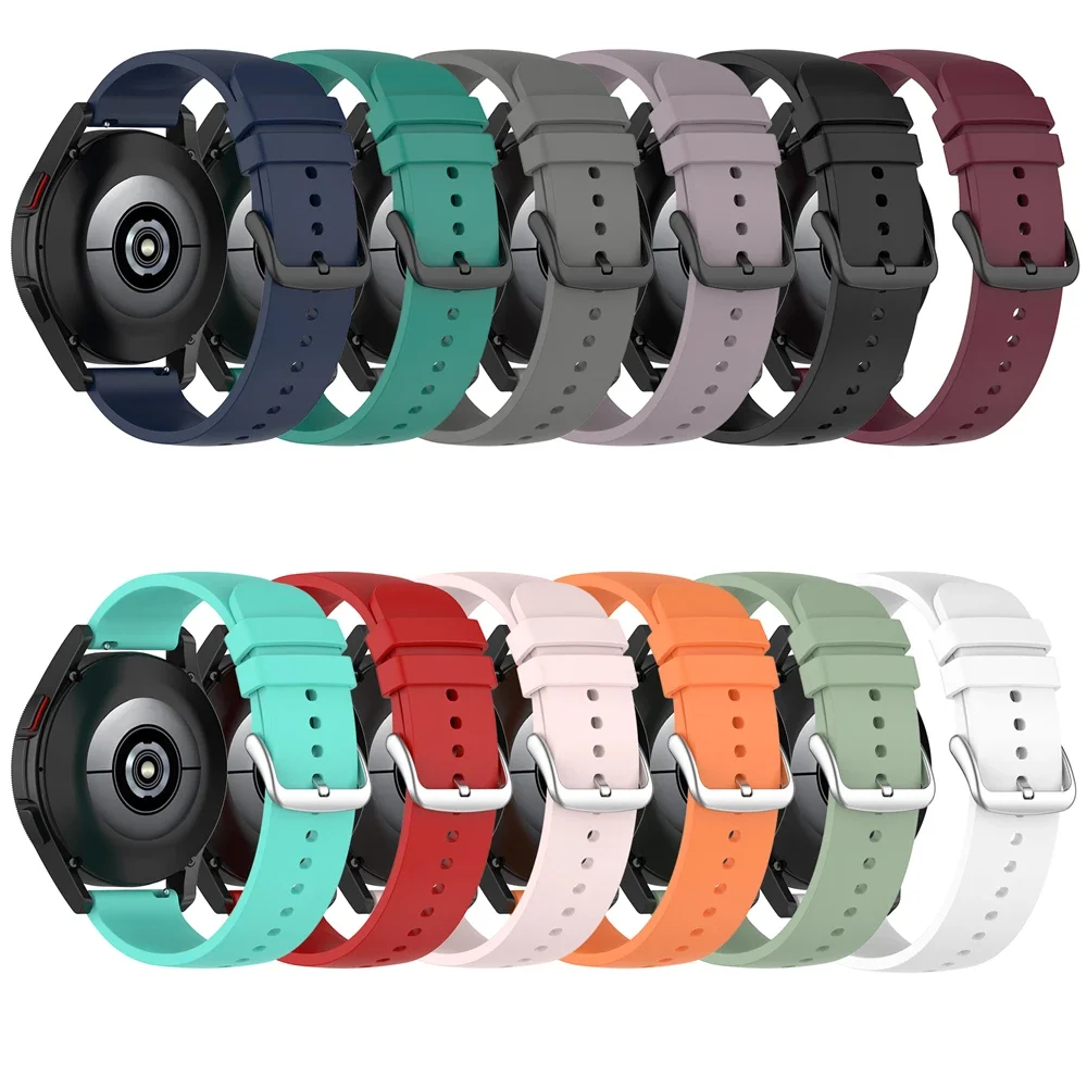 Sports Silicone Strap For Fossil gen 6 44mm Gen6 / gen 5 5e / Gen5 LTE 45mm Watch Band 20mm 22mm Soft Correa Bracelet Wristbands