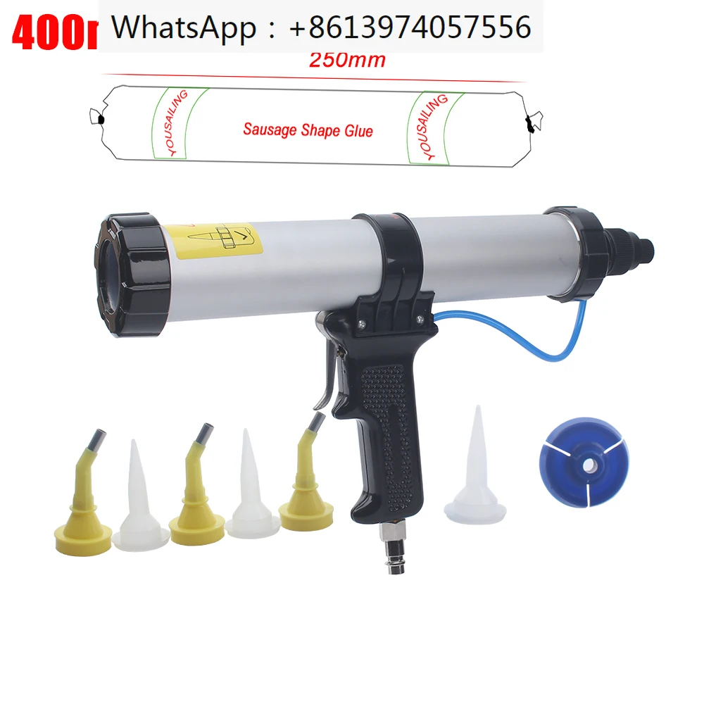 

Good Quality 400ml Sausage Pneumatic Caulking Gun Silicone Sealant Gun