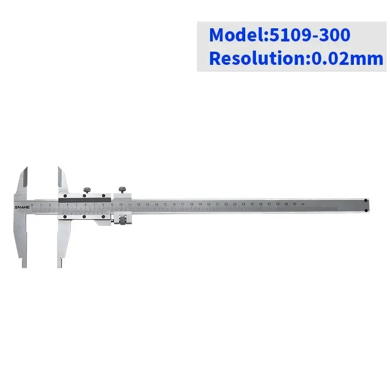Shahe 0-150 MM 0,02 Vernier-Schiebemaß aus Kohlenstoffstahl, Mikrometer-Messwerkzeug