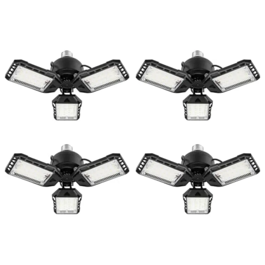 LED Garage Lights Bulb -80W, 000LM 6500K Led Shop Light with Deformable, Basement Barn Light Garage Ceiling Lights, E26/E27 for view 2