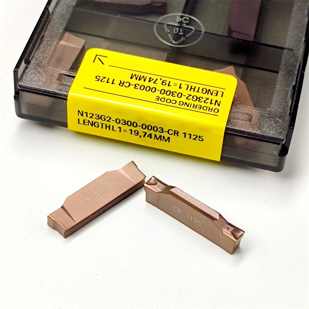 Imagem -04 - Anfitrião Vender 10 Peças Ferramenta Cnc N123g20300-003-cr1125 Carboneto Inserir Lâmina Torno para Torneamento Externo de Alta Qualidade