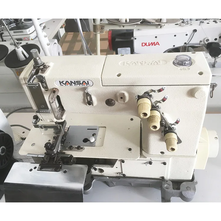 

KANSAI 2000C Flat-bed Double Chain Stitch Belt Loop Sewing Machine