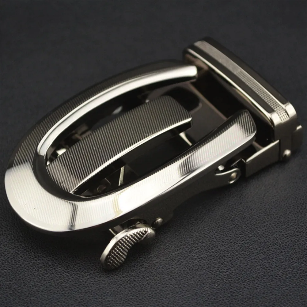 Belt Accessories for Men Automatic Buckle Gentlemen Alloy Buckles Slide Adjustable Belts
