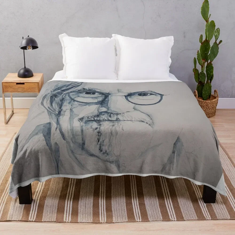 Billy Connolly - Watercolour Throw Blanket Softest Blankets Sofas Of Decoration Bed Fashionable Blankets