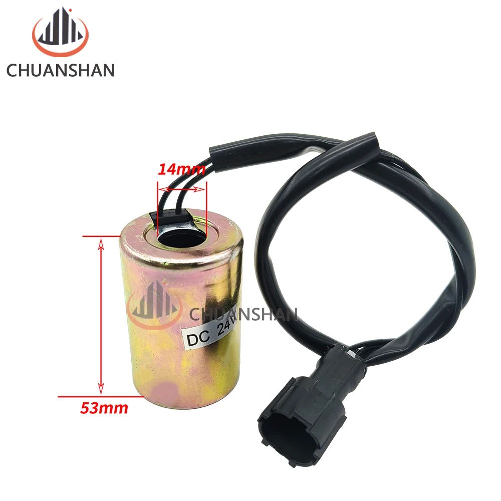 

Construction Machinery Parts For SH200A1 A2 A3 A5 Valve Pilot Solenoid Valve Coil