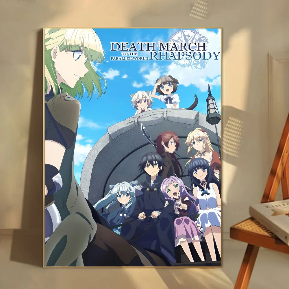 Death March to the Parallel World Rhapsody Classic Vintage Posters Whitepaper Prints Posters Artwork Kawaii Room Decor