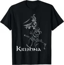 Hindu Shirts Hinduism Diwali Festival Gods Lord Krishna T-Shirt Festival Wear Clothes Graphic T Shirts Women Clothes