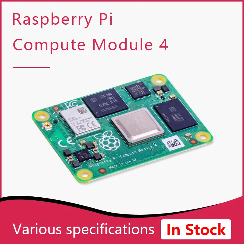 Disponibile Raspberry Pi CM400200! Modulo di calcolo Raspberry Pi 4 con 2GB di Ram senza wifi eMMc