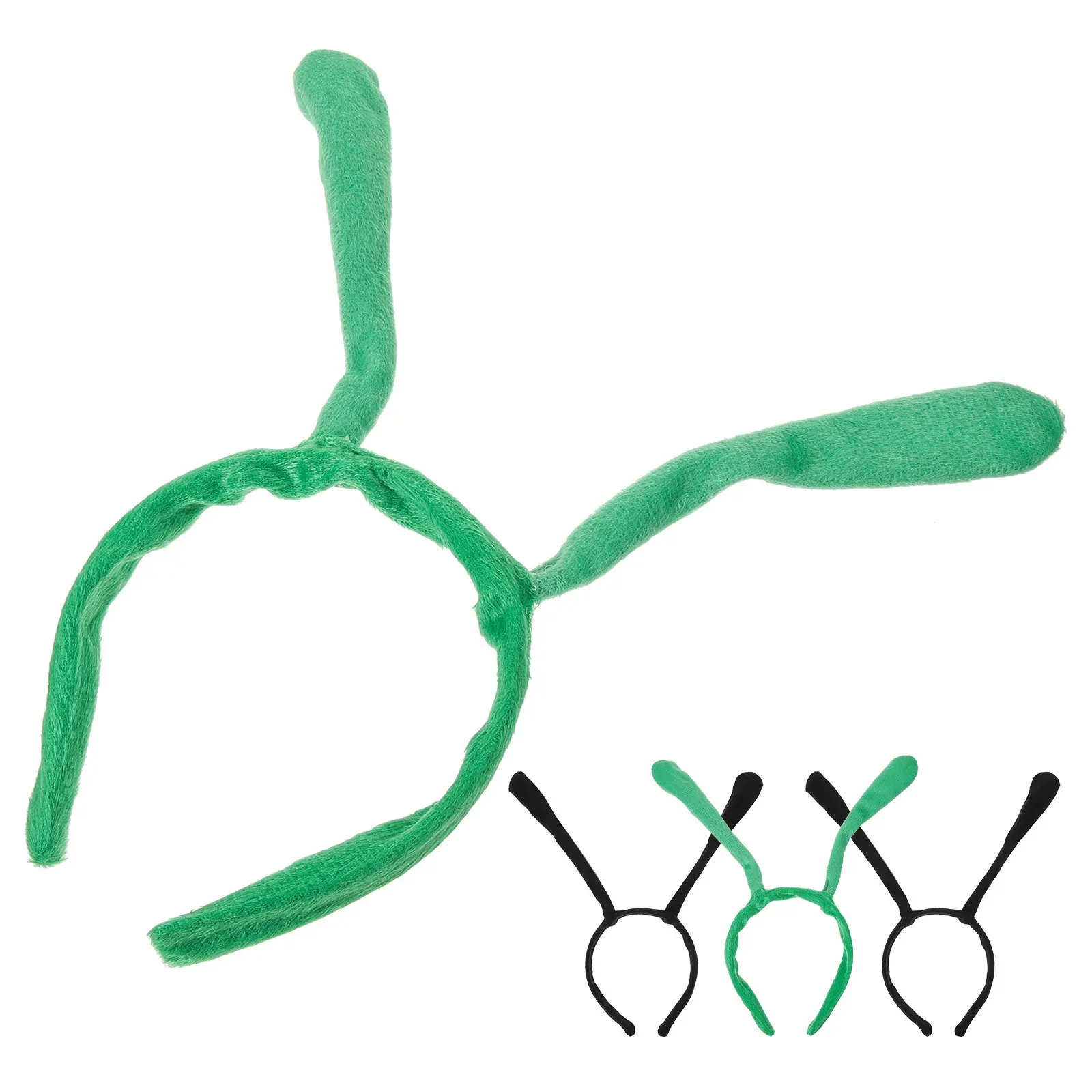 4Pcs Bug Antenna Headband Soft Fabric Costume Headband Party Birthday Halloween Animal Hair Hoops Insect Head Boppers
