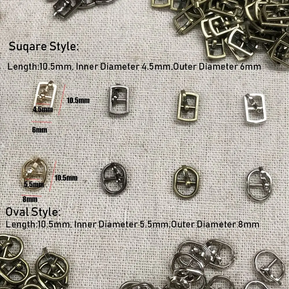 3/6 قطعة عالية الجودة 4 ألوان أكياس الملحقات Diy بها بنفسك دمى أبازيم ثلاثي الإنزلاق مشبك حزام أزرار