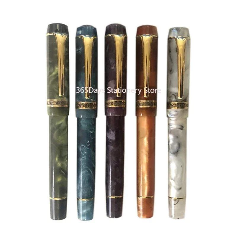 Kaigelu 316 Fountain Pen EF/F/M Nib Beautiful Marble amber Pattern Ink Pens Writing students Office Business Gifts pens