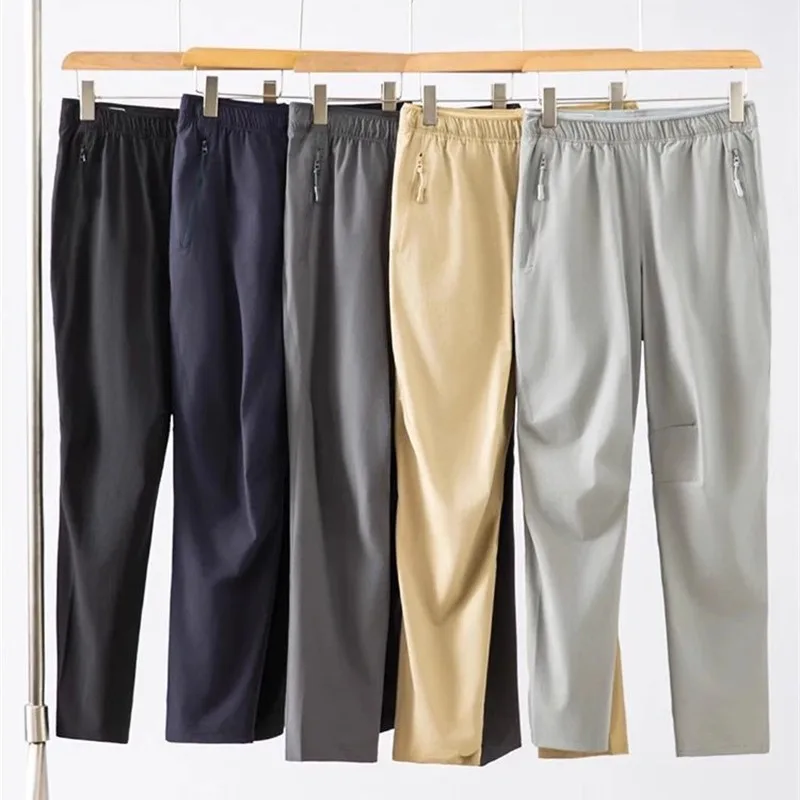 

Легкие дышащие мужские повседневные брюки для активного отдыха, с продуманным кроем, быстросохнущие, водонепроницаемые, мягкие, для летней носки