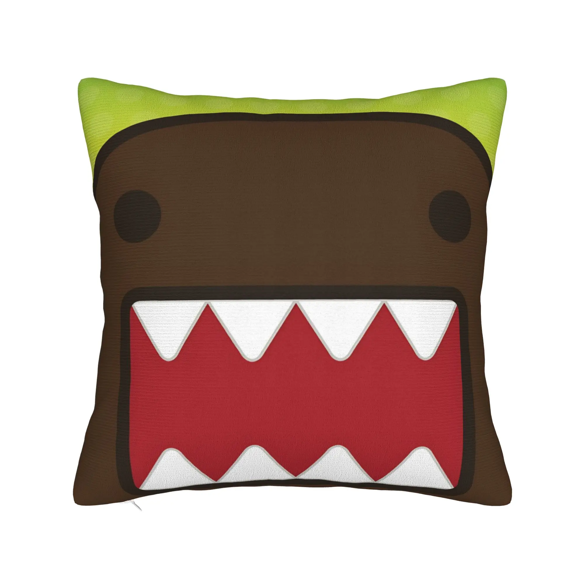 Domo Kun Pillowcase Merchandise Printing Cushion Cover Decorative  Pillow Case Cover Living Room Multi Size