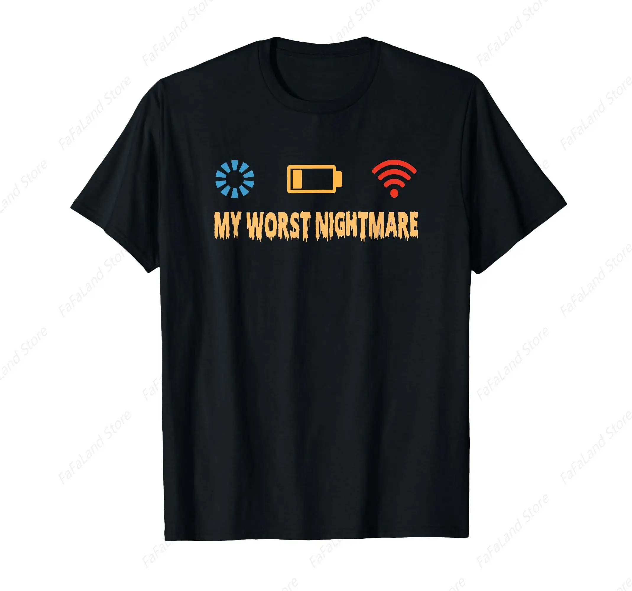 My Worst Nightmare Funny Gifts for Gamers T-Shirt for Men Women Cotton Top Tee