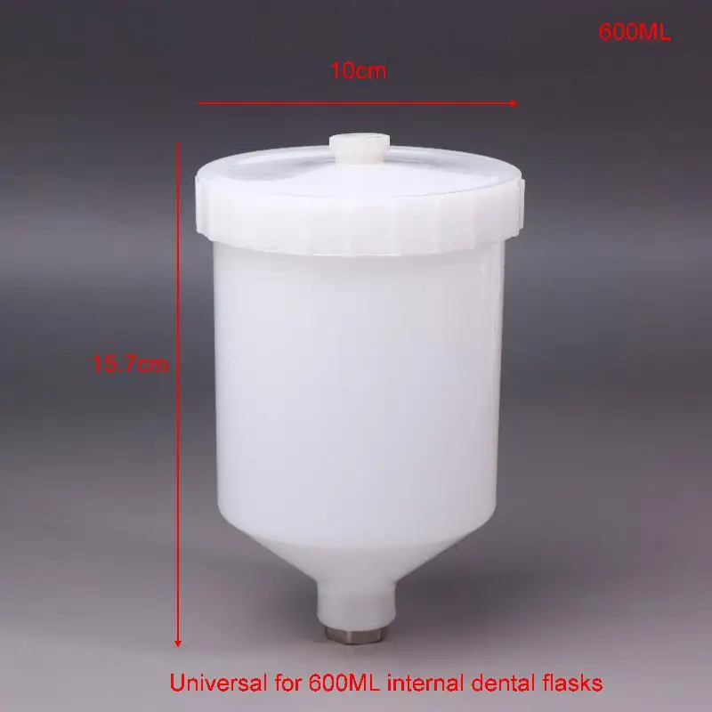 Plastic Spray Paint Cup Sprayer Cup Air Gravity Feed Paint Spray Pot Thread