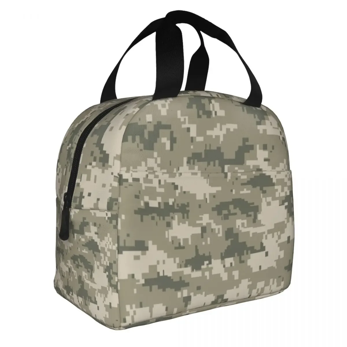 Camouflage Camo Lunch Bags Portable Insulated Oxford Cooler Bag Thermal Picnic Lunch Box for Women Girl