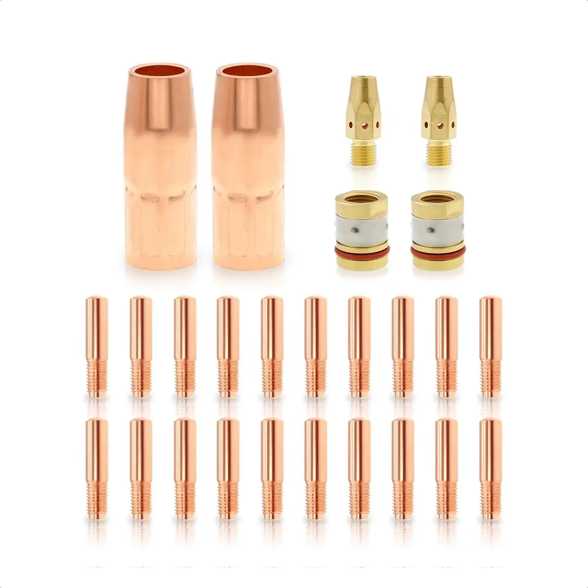 000-068 0.035 Inch MIG Contact Tip Nozzle Diffuser Replacement Parts for M-25 M-40 H Welding Torch