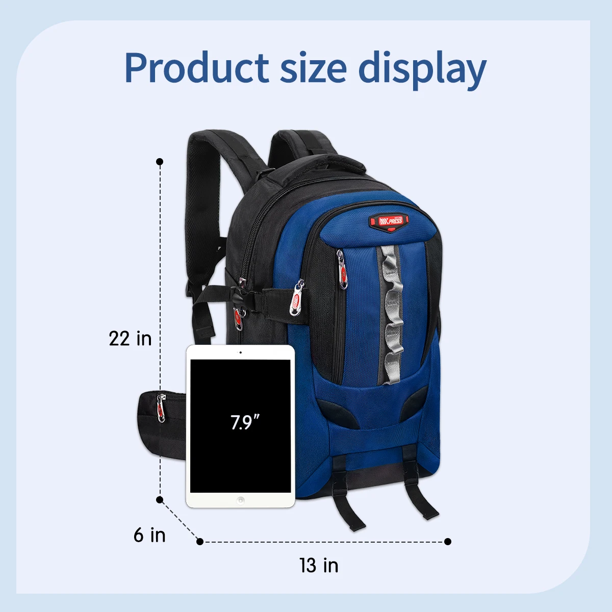 Large Capacity Backpack Men Women Travel Backpack Multifunction Laptop Backpack Waterproof Outdoor Camping Backpack School Bag
